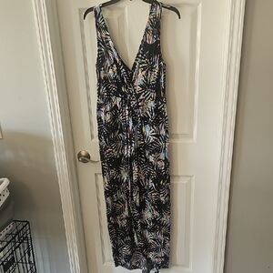 Lovestitch Black Multicolor High Low Dress